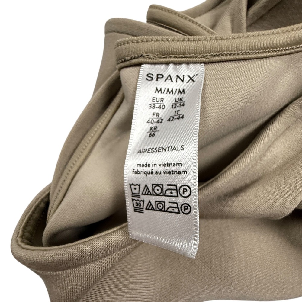 Spanx tan airessentials Size M wide leg Jumpsuit - Picture 3 of 15
